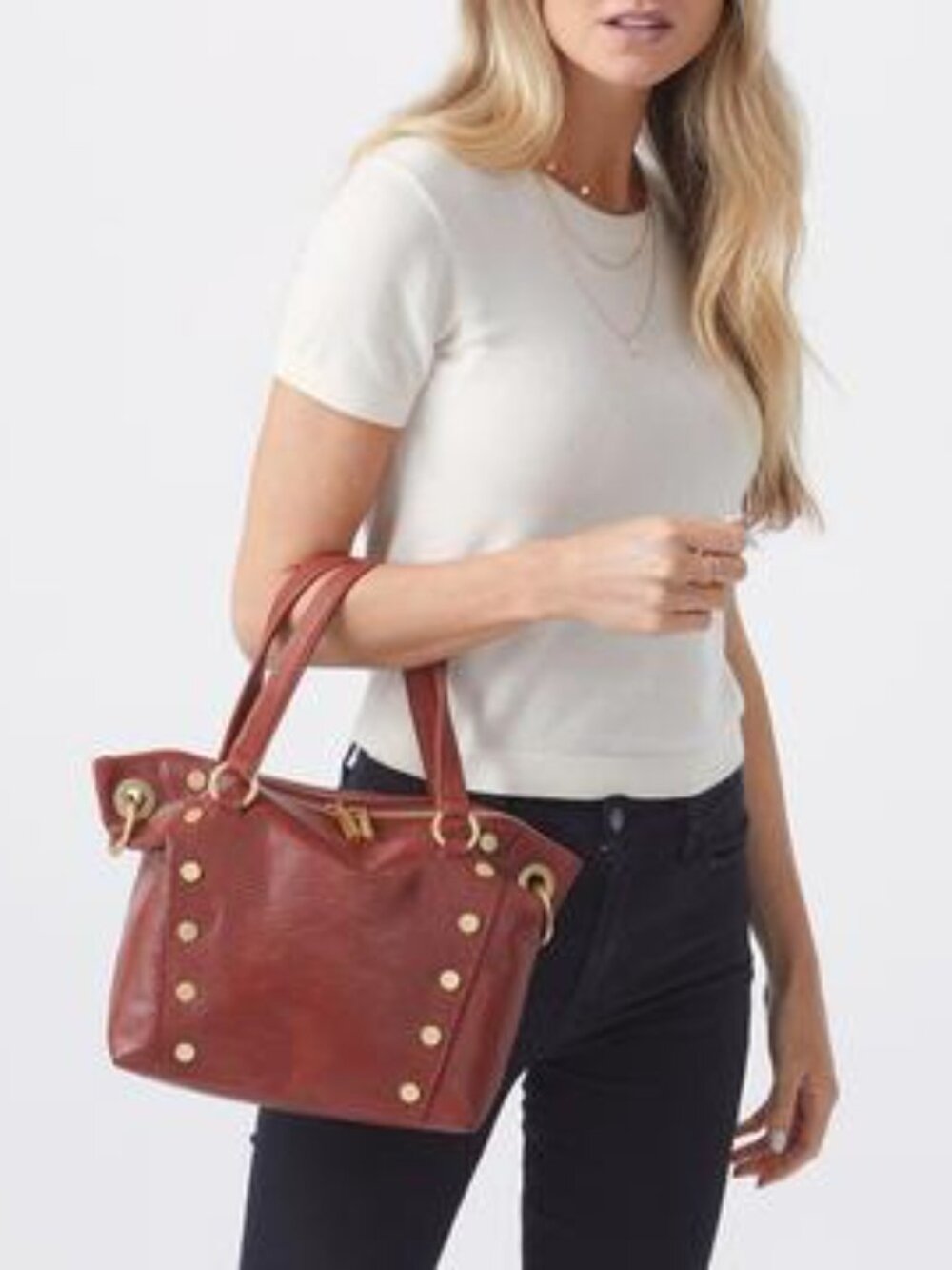 Hammit Daniel Purse in Medium- Redwood Lizzard, Like New - Picture 5 of 5